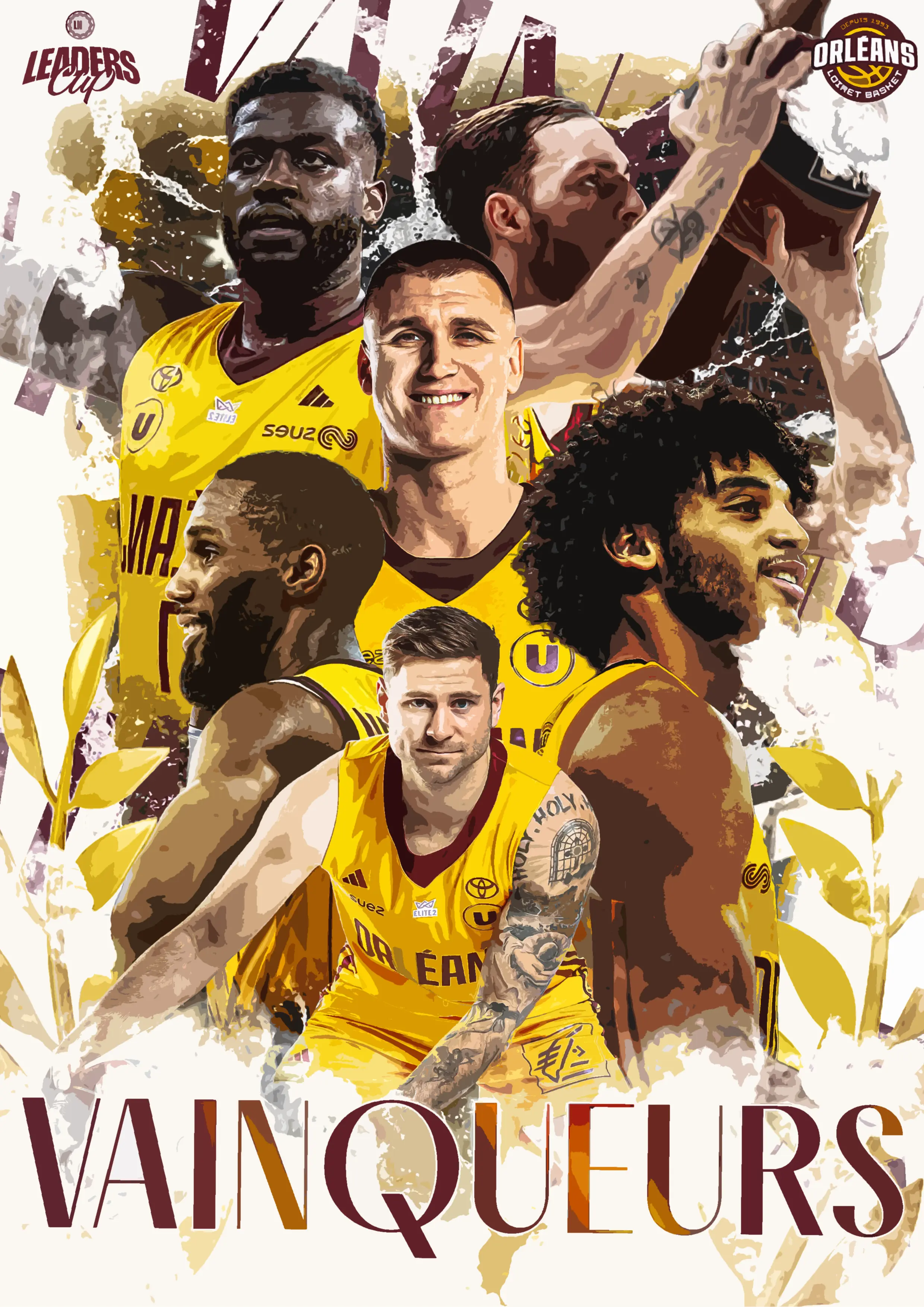 Affiche OLB Vainqueurs Leaders Cup